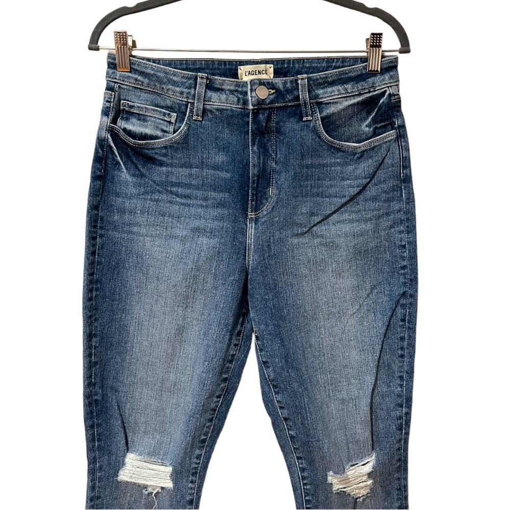 L’Agence Margot High Rise Skinny Jeans in Syracuse (30) - Picture 7 of 12